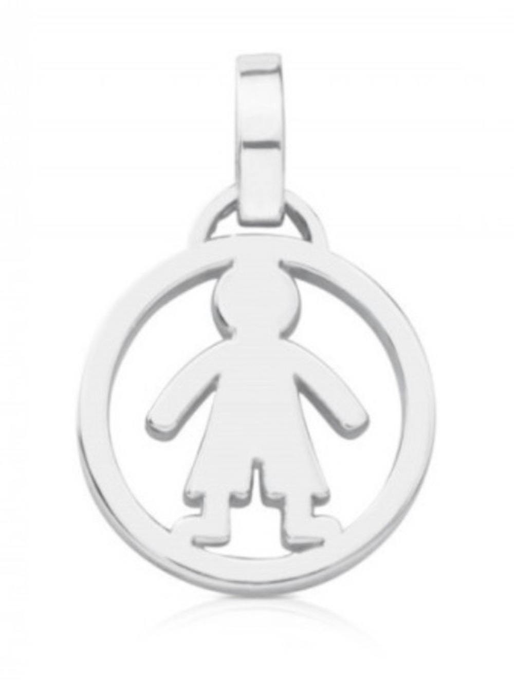 Tous Silver Boy Silhouette Pendant Charm